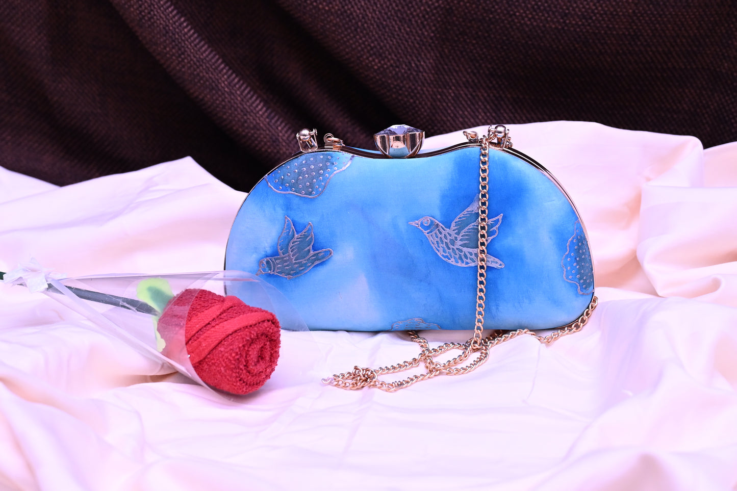 Traditional Hand Painted Intricate Party Purse