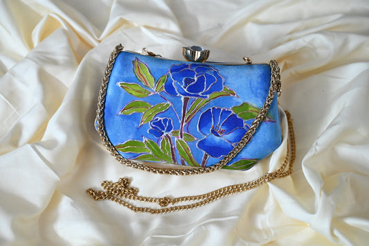 Hand Painted Silk Party Purse